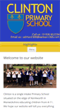 Mobile Screenshot of clintonprimary.co.uk