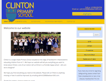 Tablet Screenshot of clintonprimary.co.uk